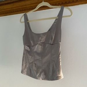 Free People Satin Corset Top